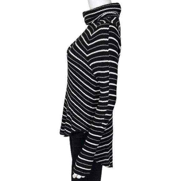 Free People We The Free Kristina Striped Turtleneck Thermal Top - sz XS - Picture 9 of 13